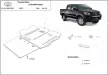 Toyota Hilux 2004-2015 SCUT diferențial spate
