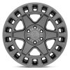  Jantă din aluminiu 17x8 ET30 5x127 Matte Gunmetal York Black Rhino