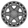Jantă din aluminiu 17x8 ET30 5x127 Matte Gunmetal York Black Rhino