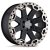 Jantă din aluminiu 17x9 ET-12 5x127 Matte Black W/ Machined Dark Tint Warlord Black Rhino