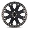   Jantă din aluminiu 17x9 ET-12 5x127 Matte Black W/ Machined Dark Tint Warlord Black Rhino