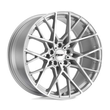   Alumínium felni 19x9.5 ET40 5x120 Sebring Silver W/ Mirror CUT Face TSW