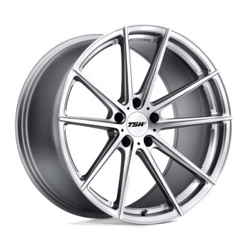   Alumínium felni 20x8.5 ET40 5x114.3 Bathurst Silver W/ Mirror CUT Face TSW