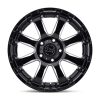   Jantă din aluminiu 22x10 ET-12 6x139.7 Gloss Black W/ Milled Spokes Sierra Black Rhino