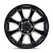 Jantă din aluminiu 22x10 ET-12 6x139.7 Gloss Black W/ Milled Spokes Sierra Black Rhino