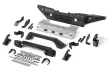 Bara față RIVAL4x4 din aluminiu cu suport pentru troliu și LED-uri pentru Jeep Wrangler JL, JK; Jeep Gladiator JT