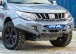 Bara față RIVAL4x4 din aluminiu cu suport pentru troliu și LED-uri pentru Mitsubishi L200 2015-2019