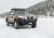 Bară de protecție față RIVAL4x4 din aluminiu cu suport pentru troliu pentru Nissan Navara D23 NP300 2015->