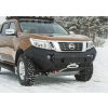   Bară de protecție față RIVAL4x4 din aluminiu cu suport pentru troliu și LED-uri pentru Nissan Navara D23 NP300 2015->