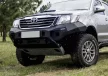 RIVAL4x4 bara de protecție față din aluminiu cu suport pentru troliu pentru Toyota Hilux Vigo 2011-2015