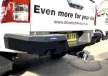 RIVAL4x4 bara de protecție spate din aluminiu cu suport pentru cârlig de remorcare pentru Toyota Hilux Vigo, Revo și Rocco