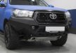 RIVAL4x4 bara de protecție față din aluminiu cu suport pentru troliu pentru Toyota Hilux Executive/Rocco 2018->