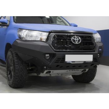   RIVAL4x4 bara de protecție față din aluminiu cu suport pentru troliu și LED-uri pentru Toyota Hilux Executive/Rocco 2018->