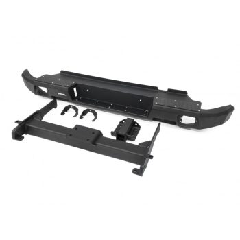   RIVAL4x4 bara de protecție spate din aluminiu cu suport pentru cârlig de remorcare pentru Volkswagen Amarok 2010-2016, 2016->