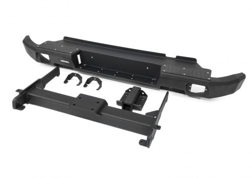 RIVAL4x4 bara de protecție spate din aluminiu cu suport pentru cârlig de remorcare pentru Volkswagen Amarok 2010-2016, 2016->