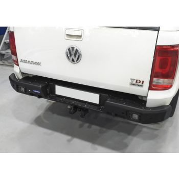   RIVAL4x4 bara de protecție spate din aluminiu cu suport pentru cârlig de remorcare și LED-uri pentru Volkswagen Amarok 2010-2016, 2016->