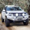   RIVAL4x4 bara de protecție față din aluminiu cu suport pentru troliu pentru Volkswagen Amarok 2010-2016; 2016->