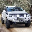 RIVAL4x4 bara de protecție față din aluminiu cu suport pentru troliu și LED-uri pentru Volkswagen Amarok 2010-2016; 2016->