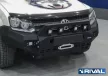 RIVAL4x4 bara de protecție față din aluminiu cu suport pentru troliu și LED-uri pentru Volkswagen Amarok 2010-2016; 2016->