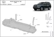 Toyota Land Cruiser J150 2009-2023 SCUT rezervor