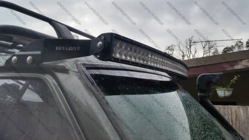 Bullseye Courved LED LIGHT BAR windscreen mount Patrol 160 260 Y60 Landcruiser 70 73 75 