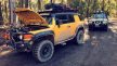 Bullseye light bridge roof bracket - TOYOTA FJ CRUISER
