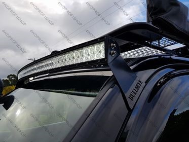 Bullseye Courved LED LIGHT BAR windscreen mount  Toyota Landcruiser Prado 120 125