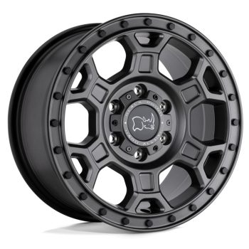   Jantă din aluminiu 16x8 ET45 6x130 Matte Gunmetal W/ Black Bolts Midhill Black Rhino
