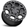   Jantă din aluminiu 16x8 ET45 6x130 Matte Gunmetal W/ Black Bolts Midhill Black Rhino