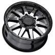 Jantă din aluminiu 17x7.5 ET45 6x130 Gloss Black Excursion Black Rhino