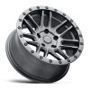   Jantă din aluminiu 17x8 ET30 5x120 Matte Brushed Gunmetal W/ Black Bolts Arches Black Rhino