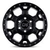   Jantă din aluminiu 17x8 ET38 6x130 Matte Black W/ Gunmetal Bolts Midhill Black Rhino