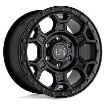   Jantă din aluminiu 17x8 ET45 6x130 Matte Black W/ Gunmetal Bolts Midhill Black Rhino
