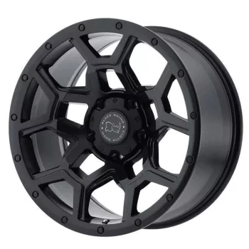   Jantă din aluminiu 17x8 ET52 6x130 Matte Black Overland Black Rhino