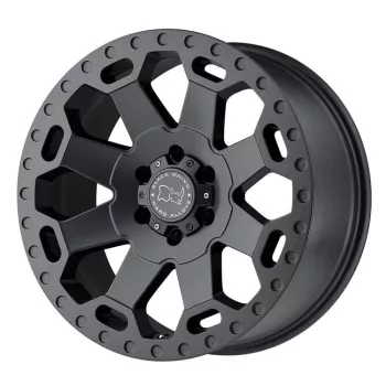   Jantă din aluminiu 17x8 ET30 5x127 Matte Gunmetal Warlord Black Rhino