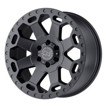   Jantă din aluminiu 17x8 ET35 5x114.3 Matte Gunmetal Warlord Black Rhino