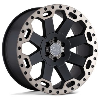   Jantă din aluminiu 17x8 ET35 5x120 Matte Black W/ Machined Dark Tint Warlord Black Rhino
