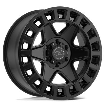   Jantă din aluminiu 17x8 ET35 5x120 Matte Black York Black Rhino