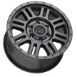 Jantă din aluminiu 17x8 ET45 6x130 Matte Gunmetal Yellowstone Black Rhino