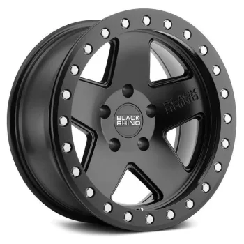   Jantă din aluminiu 17x8.5 ET-32 5x127 Matte Black Crawler Beadlock Black Rhino