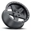 Jantă din aluminiu 17x8.5 ET-32 5x127 Matte Black Crawler Beadlock Black Rhino