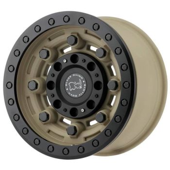   Jantă din aluminiu 17x8.5 ET0 6x139,7 Desert/Matte Black Garrison Beadlock Black Rhino