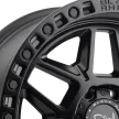 Jantă din aluminiu 17x9 ET-18 5x114.3 Matte Black Kelso Black Rhino