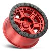   Jantă din aluminiu 17x9 ET0 5x127 Candy RED W/ Black Ring & Bolts Reno Black Rhino