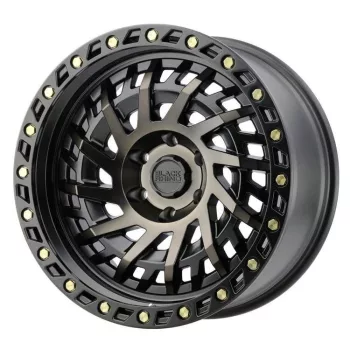   Jantă din aluminiu 17x9 ET-18 5x127 Matte Black Machined/Dark Tint Shredder Black Rhino