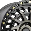 Jantă din aluminiu 17x9 ET-18 5x127 Matte Black Machined/Dark Tint Shredder Black Rhino