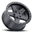 Jantă din aluminiu 17x9.5 ET-18 5x127 Matte Black Crawler Black Rhino