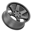Jantă din aluminiu 17x9.5 ET-18 5x127 Gun Black Roku Black Rhino