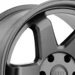 Jantă din aluminiu 17x9.5 ET-18 5x127 Gun Black Roku Black Rhino