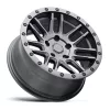   Jantă din aluminiu 18x8 ET30 5x127 Matte Brushed Gunmetal W/ Black Bolts Arches Black Rhino